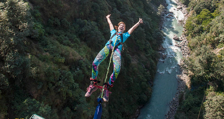 Bungee jumping in nepal