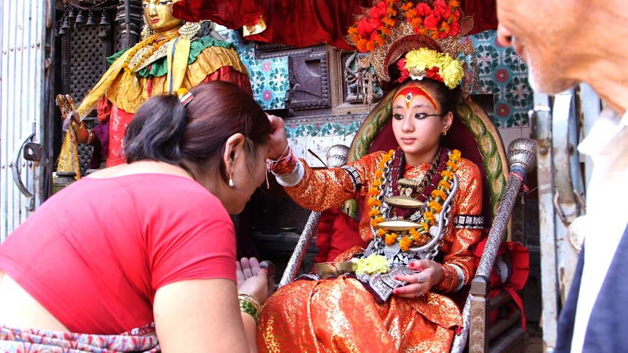 Living goddess kumari nepali culture