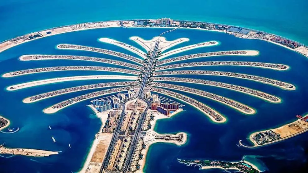Dubai palm island